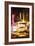 Broadway Night - In the Style of Oil Painting-Philippe Hugonnard-Framed Giclee Print