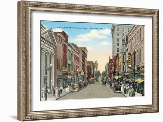 Broadway, Paducah-null-Framed Art Print