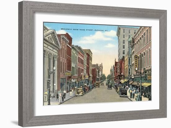 Broadway, Paducah-null-Framed Art Print