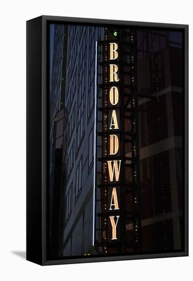 Broadway Sign-Brian Moore-Framed Premier Image Canvas