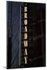 Broadway Sign-Brian Moore-Mounted Photographic Print