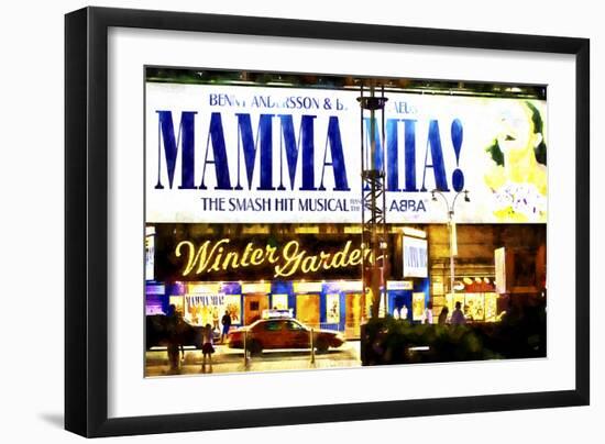 Broadway Sign-Philippe Hugonnard-Framed Giclee Print