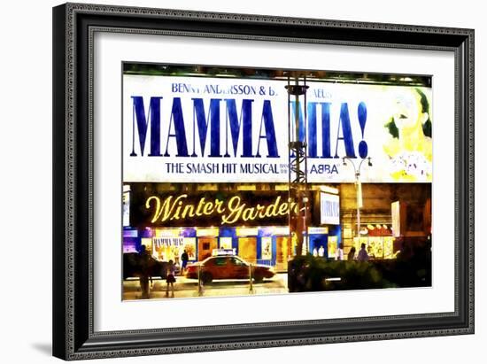 Broadway Sign-Philippe Hugonnard-Framed Giclee Print