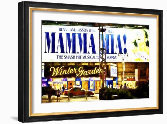 Broadway Sign-Philippe Hugonnard-Framed Giclee Print