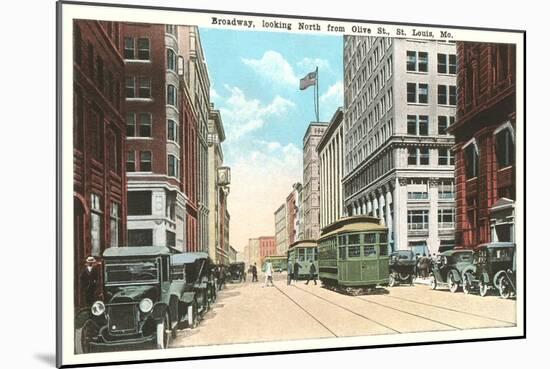 Broadway, St. Louis, Missouri-null-Mounted Art Print