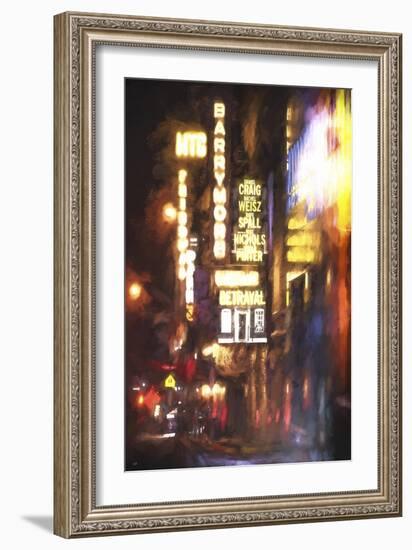 Broadway Theaters-Philippe Hugonnard-Framed Giclee Print