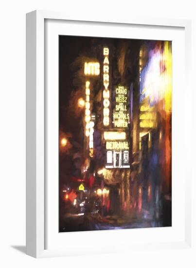 Broadway Theaters-Philippe Hugonnard-Framed Giclee Print