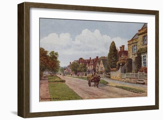 Broadway, Worcestershire-Alfred Robert Quinton-Framed Giclee Print