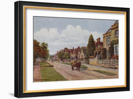 Broadway, Worcestershire-Alfred Robert Quinton-Framed Giclee Print