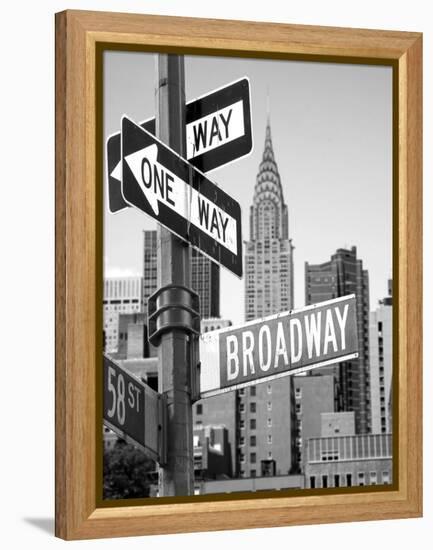 Broadway-null-Framed Premier Image Canvas