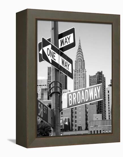 Broadway-null-Framed Premier Image Canvas