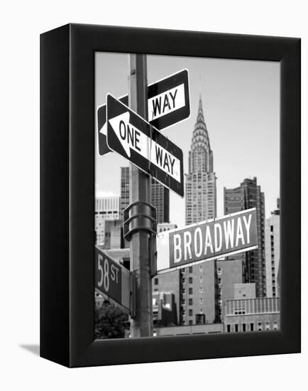 Broadway-null-Framed Premier Image Canvas