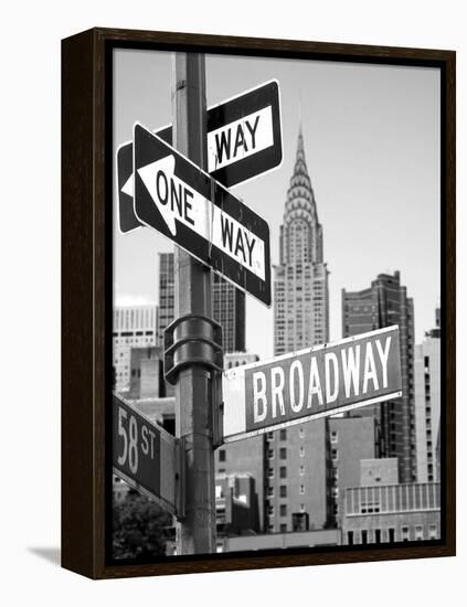 Broadway-null-Framed Premier Image Canvas