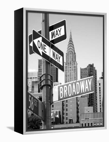 Broadway-null-Framed Premier Image Canvas