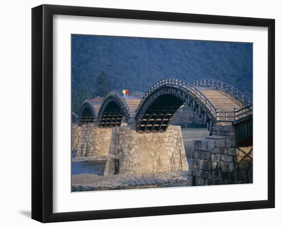 Brocade Sash Bridge (Kintaikyo Bridge), Iwakuni, Honshu, Japan-null-Framed Photographic Print