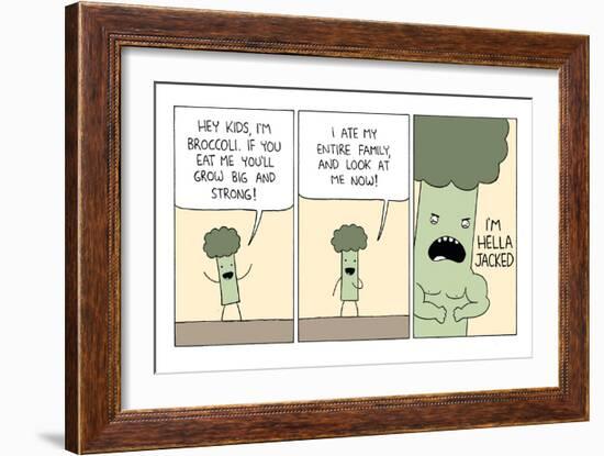 Broccoli-Reza Farazmand-Framed Art Print