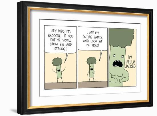 Broccoli-Reza Farazmand-Framed Art Print