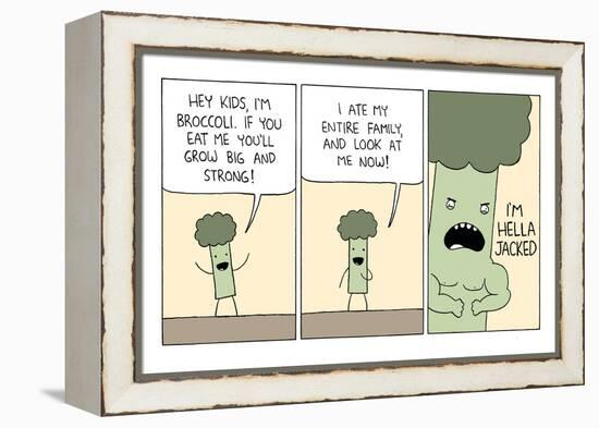 Broccoli-Reza Farazmand-Framed Stretched Canvas