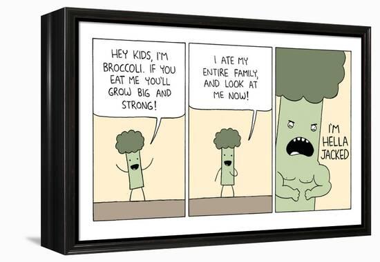 Broccoli-Reza Farazmand-Framed Stretched Canvas