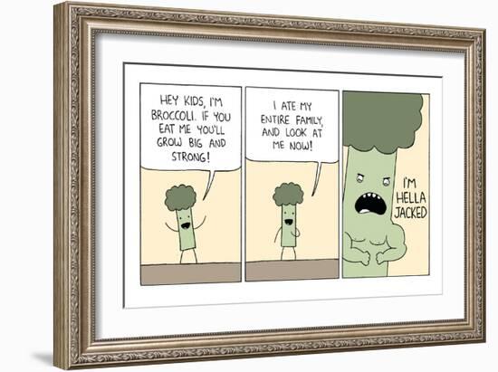 Broccoli-Reza Farazmand-Framed Premium Giclee Print