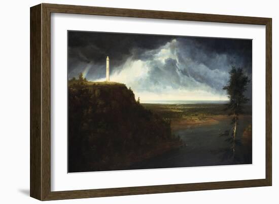 Brock's Monument-Thomas Cole-Framed Giclee Print