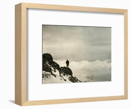 'Brocklehurst Looking Down From...Mount Erebus', 1908, (1909)-Unknown-Framed Photographic Print