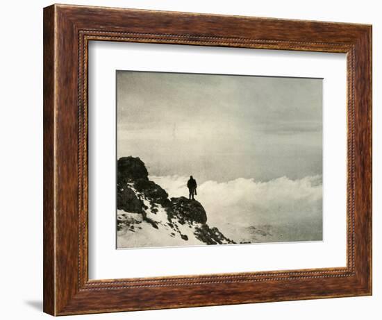 'Brocklehurst Looking Down From...Mount Erebus', 1908, (1909)-Unknown-Framed Photographic Print