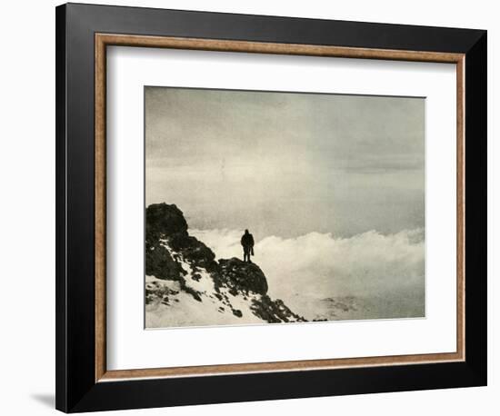 'Brocklehurst Looking Down From...Mount Erebus', 1908, (1909)-Unknown-Framed Photographic Print