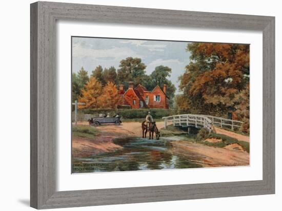 Brockley Water Splash, Brockenhurst-Alfred Robert Quinton-Framed Giclee Print