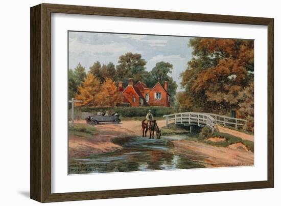 Brockley Water Splash, Brockenhurst-Alfred Robert Quinton-Framed Giclee Print