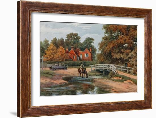 Brockley Water Splash, Brockenhurst-Alfred Robert Quinton-Framed Giclee Print