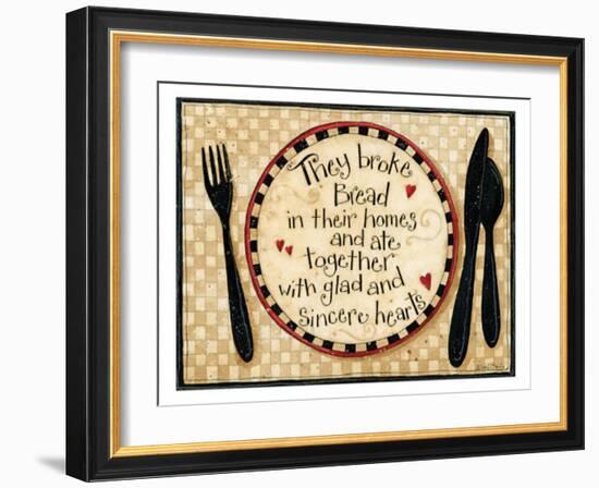 Broke Bread-Dan Dipaolo-Framed Art Print