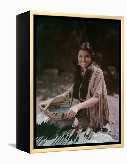 BROKEN ARROW, 1950 directed by DELMER DAVES Debra Paget (photo)-null-Framed Stretched Canvas