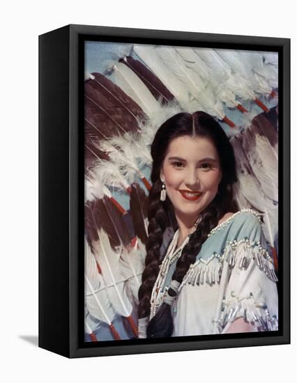 BROKEN ARROW, 1950 directed by DELMER DAVES Debra Paget (photo)-null-Framed Stretched Canvas