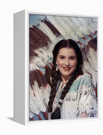 BROKEN ARROW, 1950 directed by DELMER DAVES Debra Paget (photo)-null-Framed Stretched Canvas