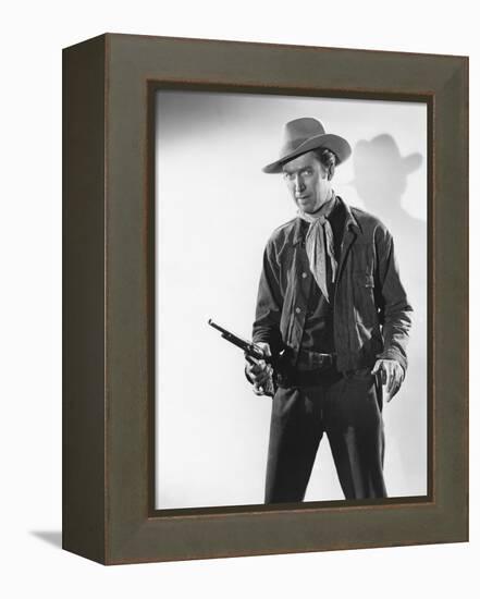 BROKEN ARROW, 1950 directed by DELMER DAVES James Stewart (b/w photo)-null-Framed Stretched Canvas