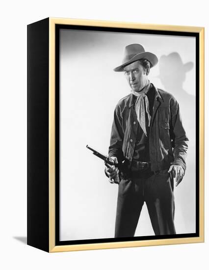 BROKEN ARROW, 1950 directed by DELMER DAVES James Stewart (b/w photo)-null-Framed Stretched Canvas