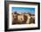 Broken bull column in foreground, Persepolis, UNESCO World Heritage Site, Iran, Middle East-James Strachan-Framed Photographic Print