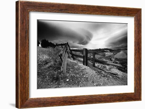 Broken Fence, Virginia City, Nevada 74-Monte Nagler-Framed Photographic Print