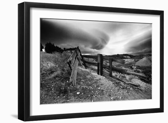 Broken Fence, Virginia City, Nevada 74-Monte Nagler-Framed Photographic Print