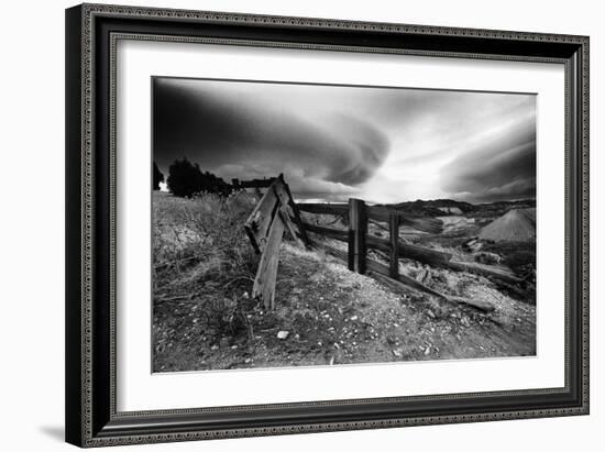 Broken Fence, Virginia City, Nevada 74-Monte Nagler-Framed Photographic Print