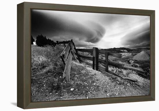 Broken Fence, Virginia City, Nevada 74-Monte Nagler-Framed Premier Image Canvas