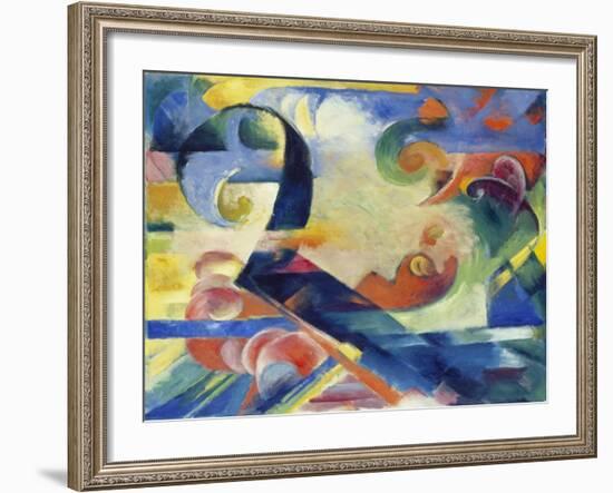 Broken Forms, 1914-Franz Marc-Framed Giclee Print