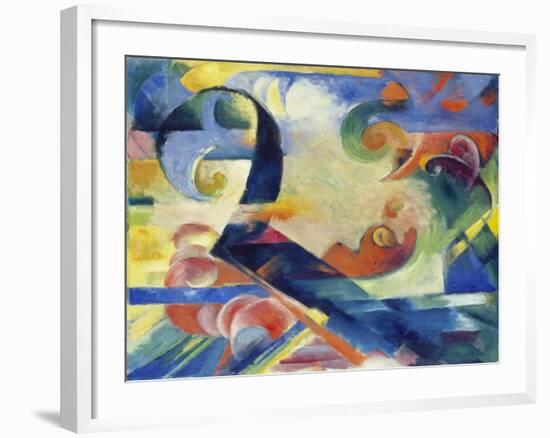 Broken Forms, 1914-Franz Marc-Framed Giclee Print