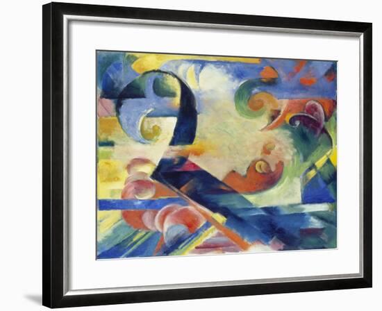 Broken Forms, 1914-Franz Marc-Framed Giclee Print