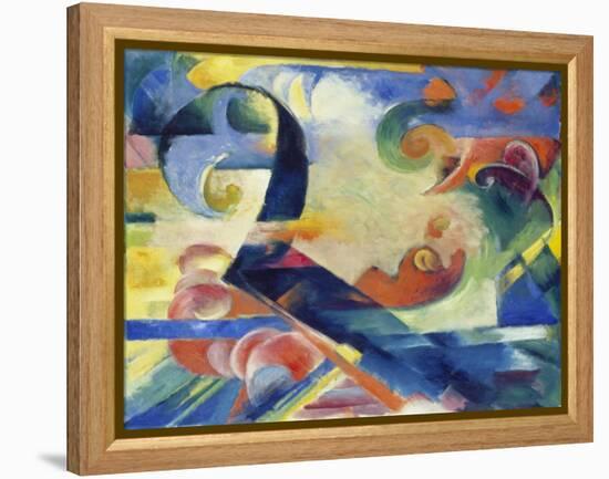 Broken Forms, 1914-Franz Marc-Framed Premier Image Canvas