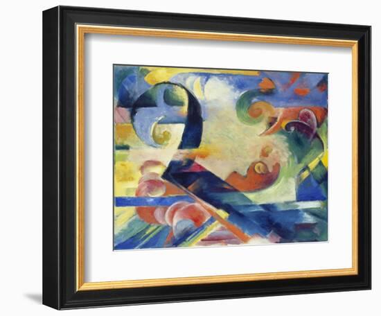 Broken Forms, 1914-Franz Marc-Framed Giclee Print