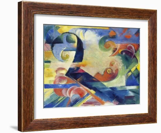 Broken Forms, 1914-Franz Marc-Framed Giclee Print