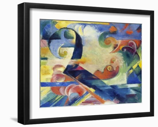 Broken Forms, 1914-Franz Marc-Framed Giclee Print