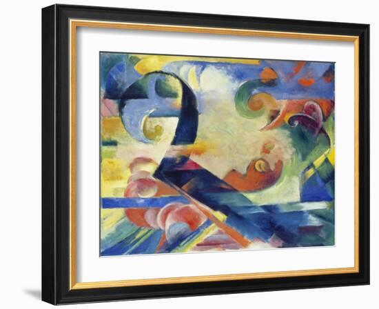 Broken Forms, 1914-Franz Marc-Framed Giclee Print